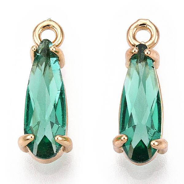 Faceted Glass Pendants