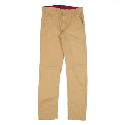 LEVI'S 502 Trousers Beige Slim Tapered Boys W28 L30
