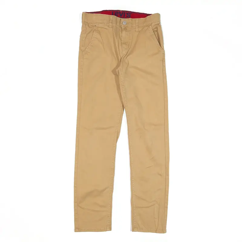 LEVI'S 502 Trousers Beige Slim Tapered Boys W28 L30