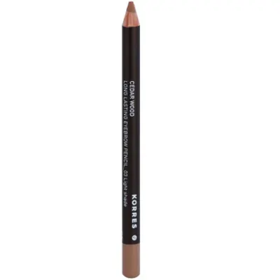 Korres Cedar Wood Long Lasting Eyebrow Pencil Color 03 Light Shade 1.29 g