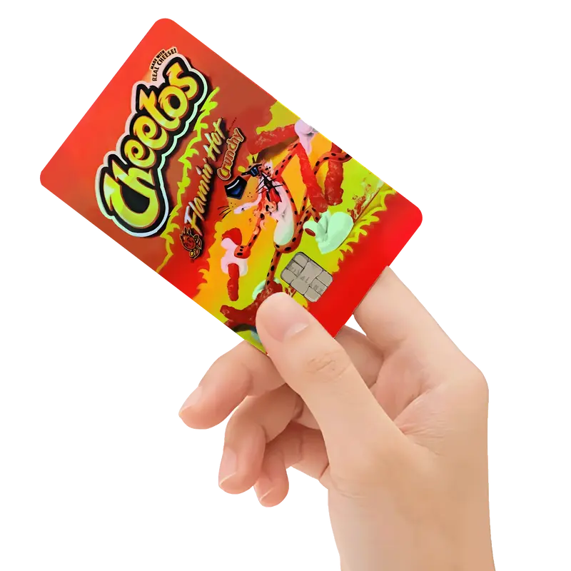 Hot Cheeto Holographic Credit Card Decal