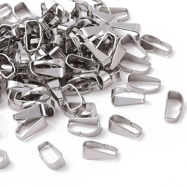 Tarnish Resistant 304 Stainless Steel Snap On Bails