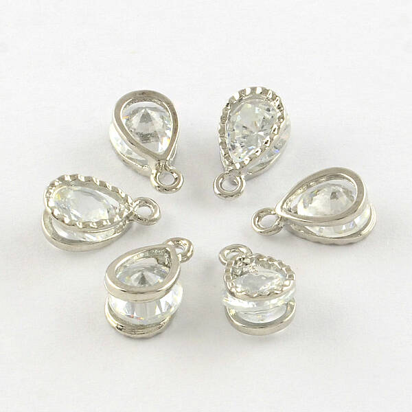 Teardrop Alloy Charms