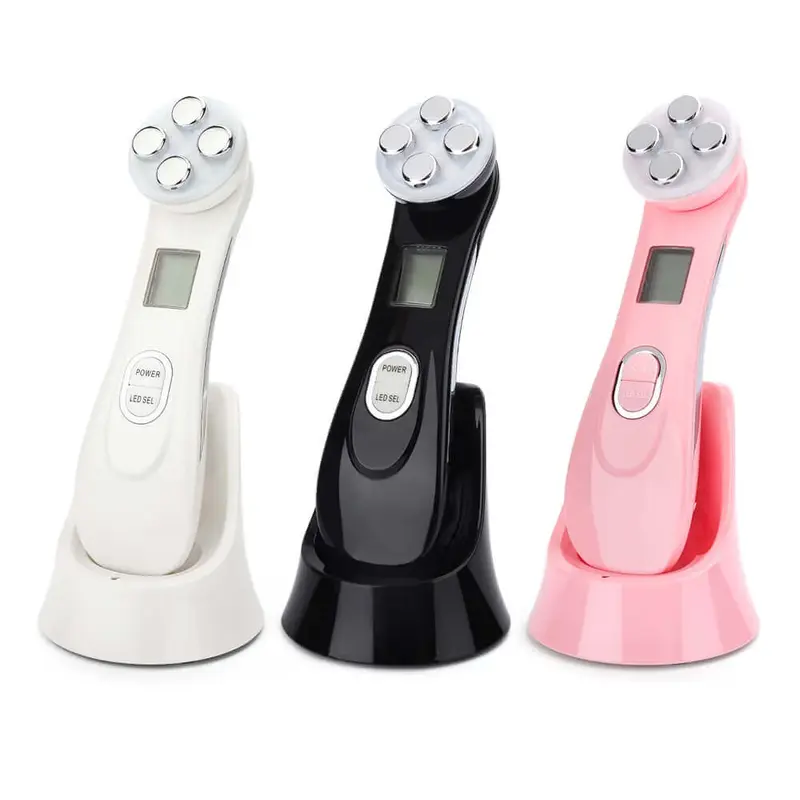 5 In 1 RF LED Photon Therapy Rejuvenation Face Skin Care Spa Beauty Device