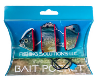 The Bait Pocket-Green Sunfish; Patent-Pending Fishing Lure; Crankbait