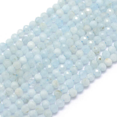 Natural Aquamarine Beads Strands