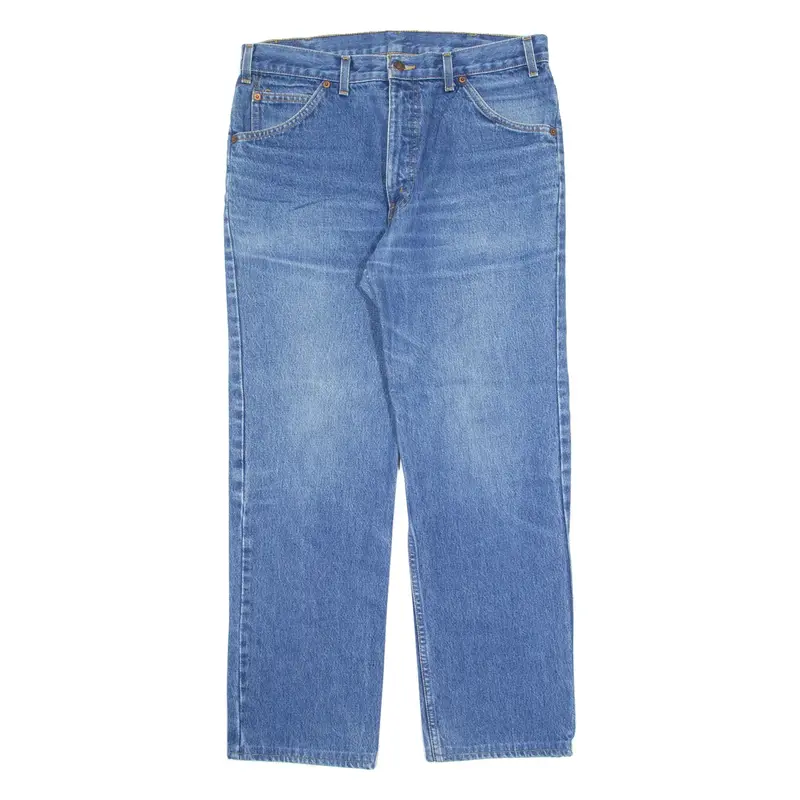 LEVI'S Orange Tab Mens Jeans Blue Regular Straight 90s W36 L29