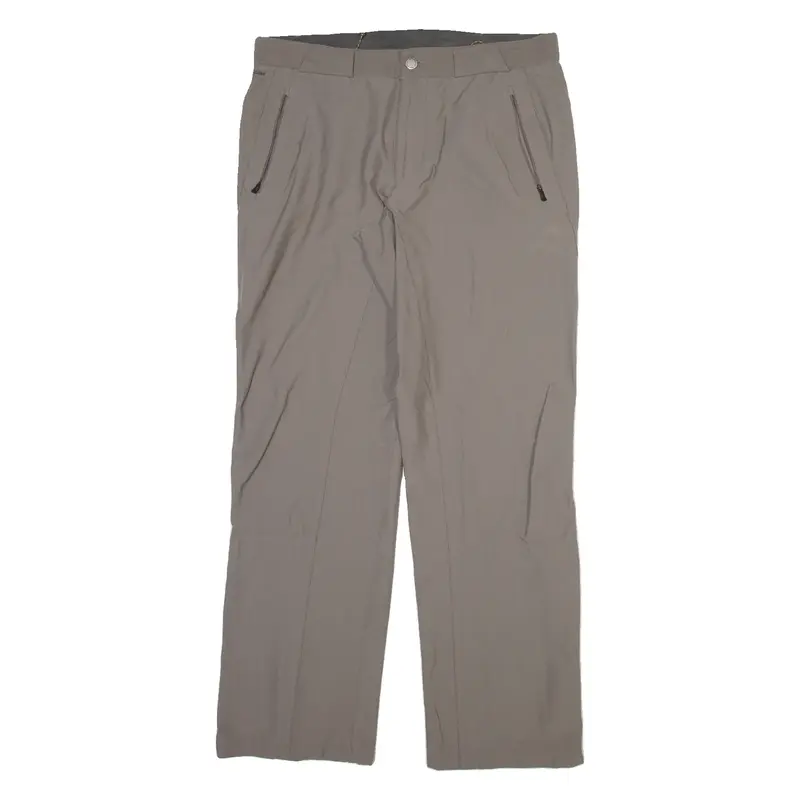 COLUMBIA Mens Trousers Grey Regular Straight W33 L30