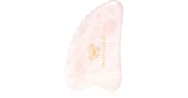 Crystallove Rose Quartz 3D Gua Sha Massage tools 1pc