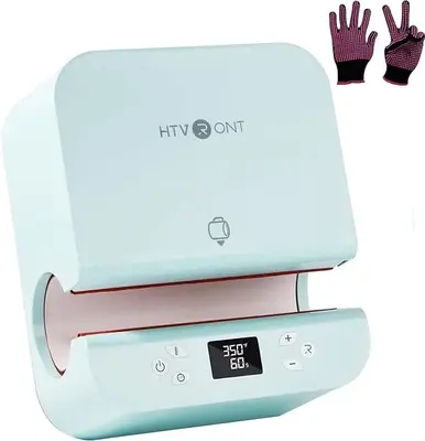 HTVRONT Auto Tumbler Heat Press Machine for Sublimation Tumblers & Cups - 10-30oz Auto Pressure Machine with Uniform Heating,...