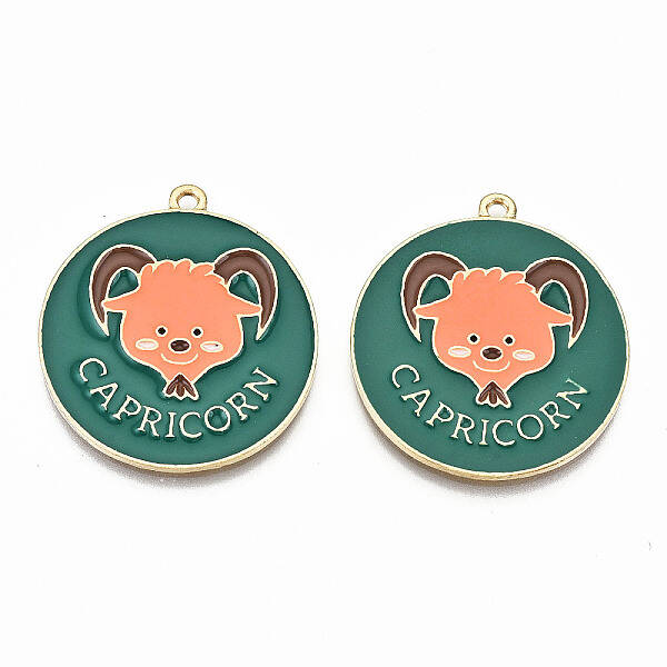 Alloy Enamel Pendants