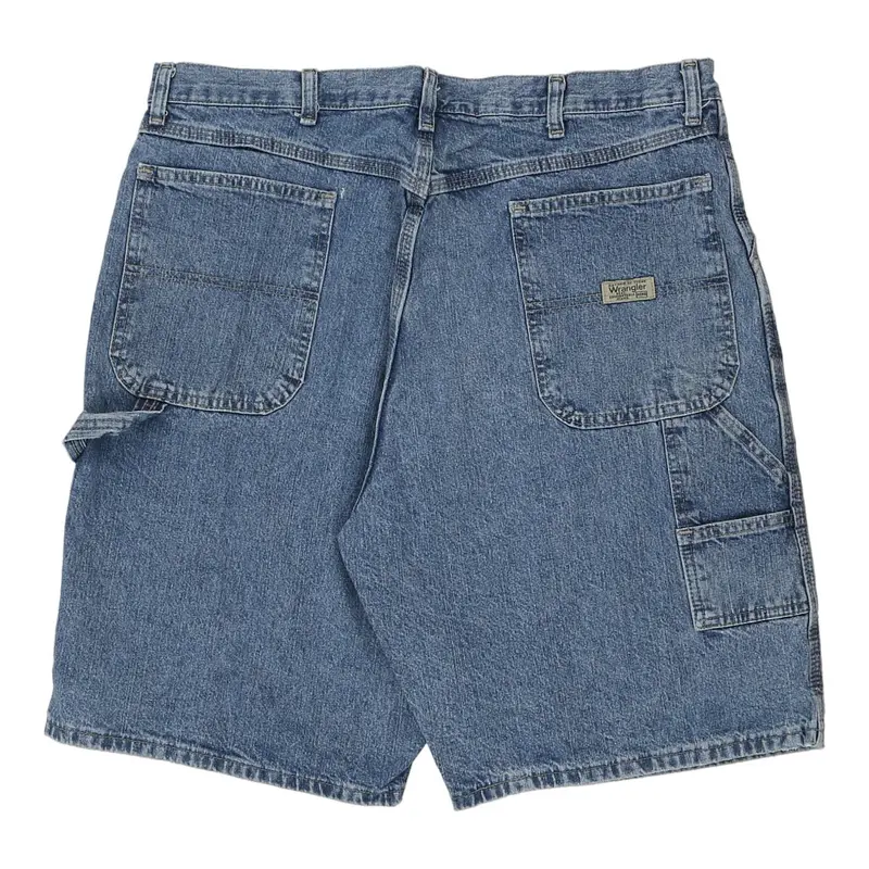 Wrangler Denim Shorts - 37W 10L Blue Cotton