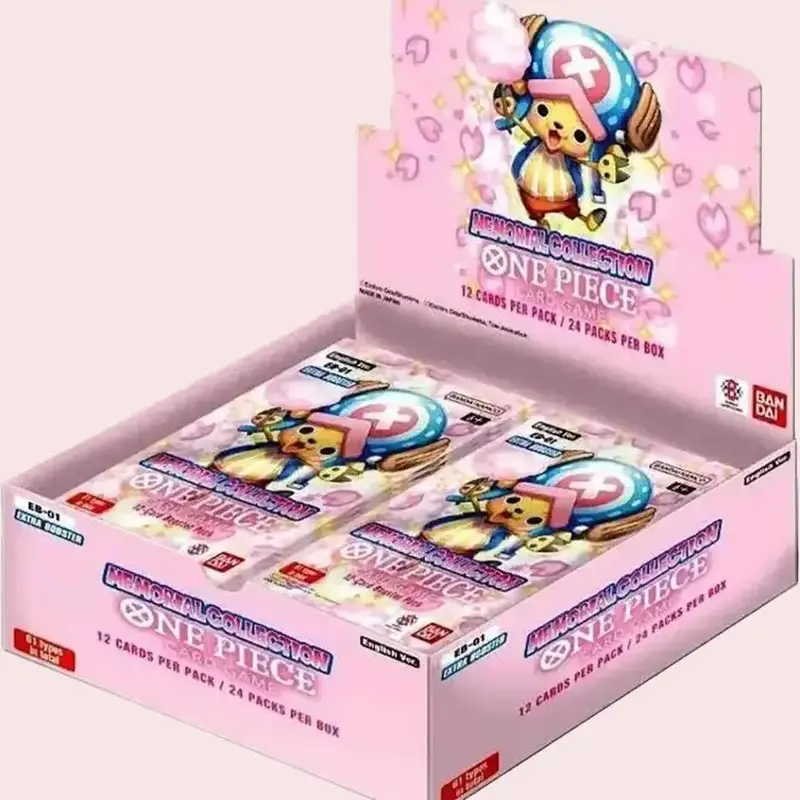 [ENG] One Piece EB01 Extra Booster Memorial Collection Box Pulling Cards non-sports trading Tcg Packs