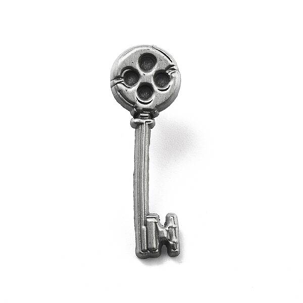 Retro Key Alloy Brooches for Backpack Clothes