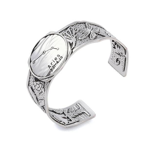 Constellation Alloy Open Cuff Bangles for Women Men