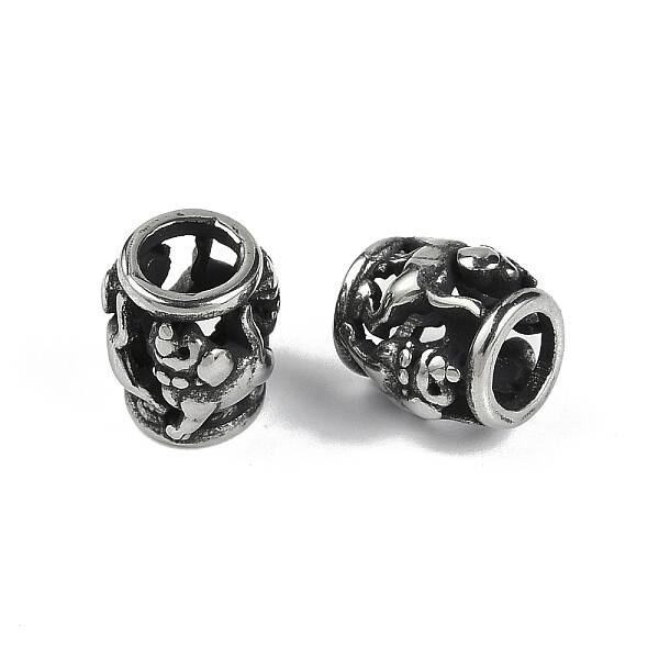 304 Stainless Steel European Beads