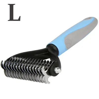 Pet Hair Removal Comb for Dogs Cats Dematting Deshedding Brush Pets Fur Knot Cutter Pet Grooming Tools