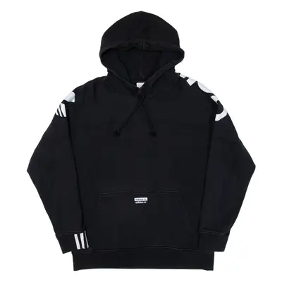 ADIDAS Mens Black Hoodie S