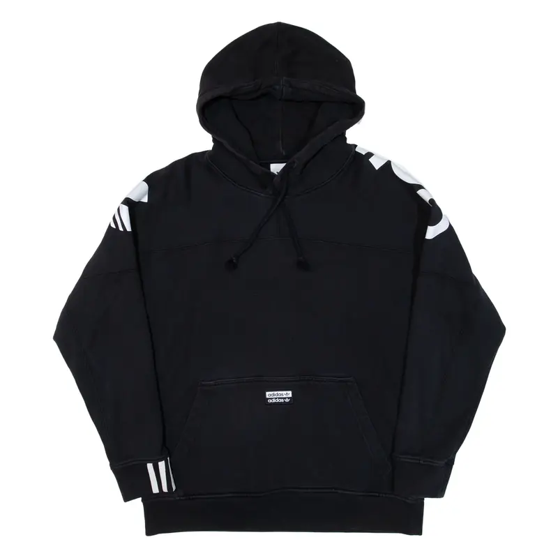 ADIDAS Mens Black Hoodie S