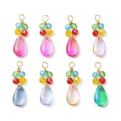 Gradient Color Glass Pendants