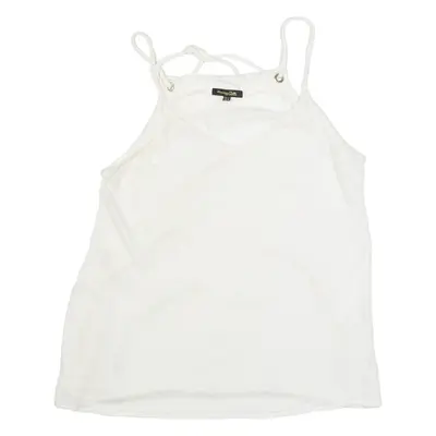MASSIMO DUTTI Womens Camisole Top Cream Sleeveless M