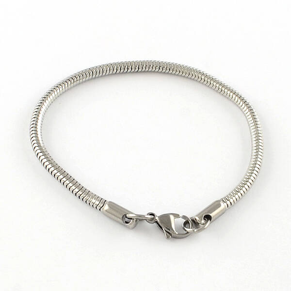 Tarnish Resistant 304 Stainless Steel European Style Bracelets for Jewelry Making