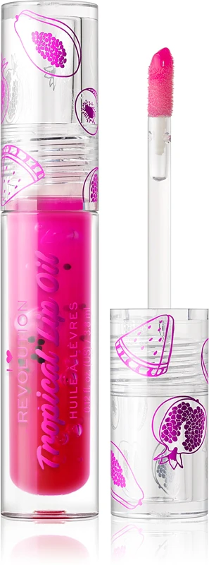 I heart revolution Lip Oil Tropica Tasty l (Lip Oil) 3,8 ml - Shade: Pomergranate