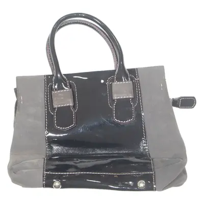 LANCASTER Womens Handbag Grey Leather