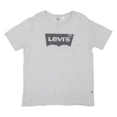 LEVI'S Mens T-Shirt Grey XL