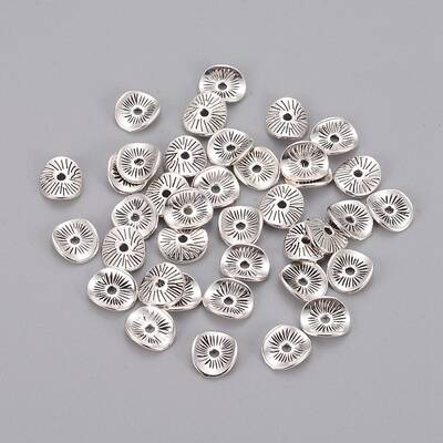 Tibetan Style Wavy Spacer Beads