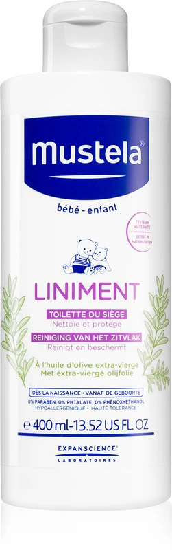Mustela Bébé Liniment cleansing milk for babies 400 ml