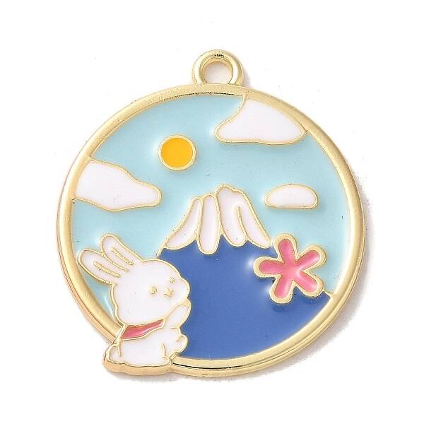 Alloy Enamel Pendants