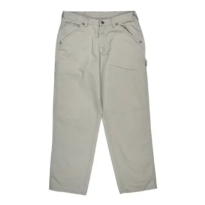 Lee Carpenter Trousers - 34? Waist Beige Cotton