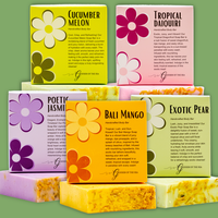 Scented Soap Bar – Pick Your Favorite!Cucumber Melon, Tropical Daiquiri, Exotic Pear, Poetic Jasmine, or Bali Mango | Handm...