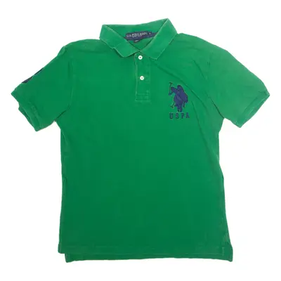 U.S. POLO ASSN Mens Polo Shirt Green S