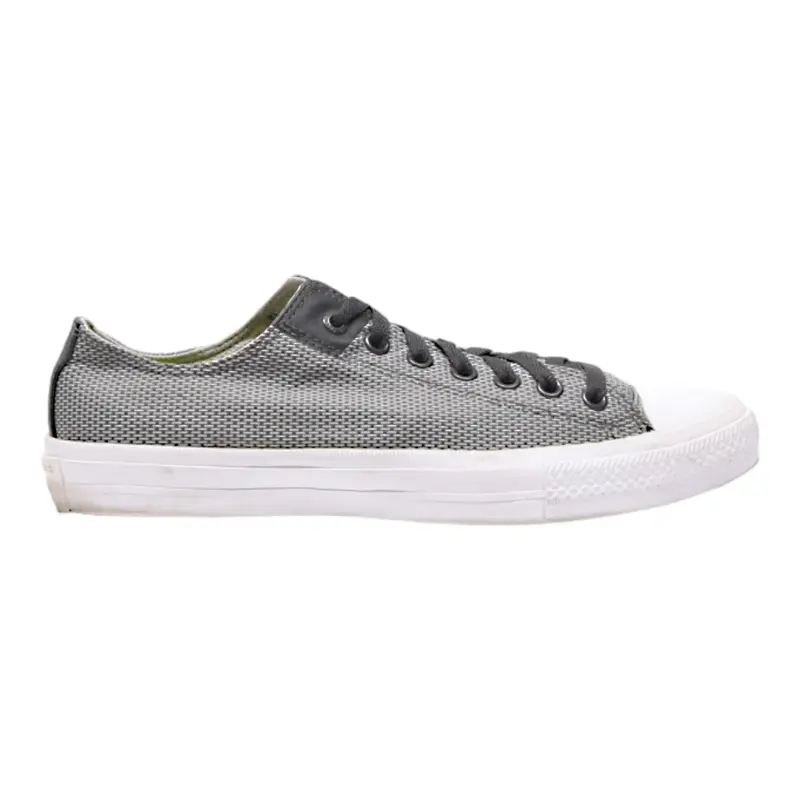 CONVERSE Low Top Trainers Grey Canvas Mens UK 8