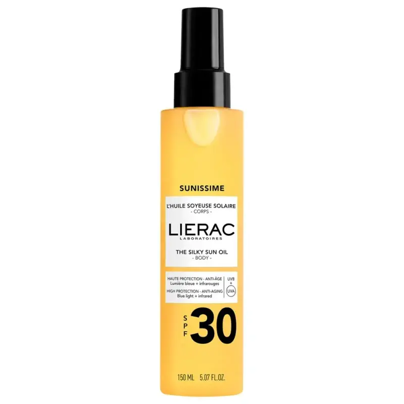 Lierac Sunissime Olio Corpo Setoso Solare Spf30 150ml