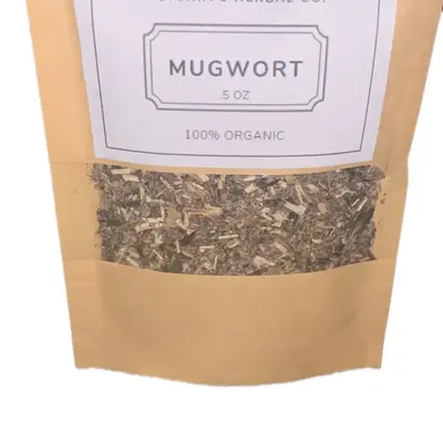 Organic Mugwort | Dried Organic Mugwort | Natural & Herbal | Edible, food grade | Tea, Herb Beverage