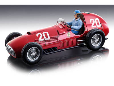 Ferrari 375 #20 Alberto Ascari Formula One F1 Swiss GP (1951) with Driver Figure Mythos Series Limited Edition to 60 pieces W...