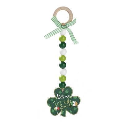 Saint Patrick's Day Wood Pendant Decoration