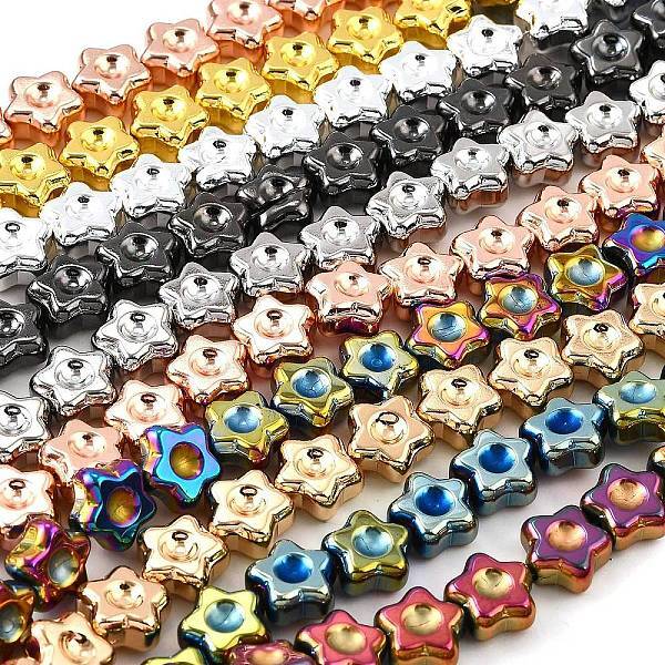 Electroplate Glass Beads Strands