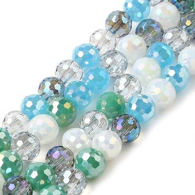 Electroplate Glass Beads Strands