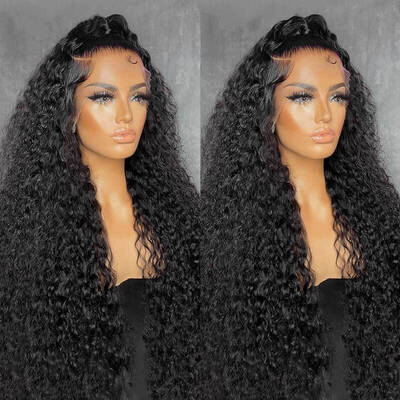 Pre-Everything 360 Lace Wigs Jerry Curly With Upgraded Invisible Crystal Stripes Cap