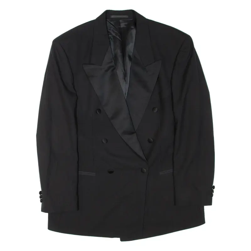 BOSS HUGO BOSS Mens Blazer Jacket Black Wool L