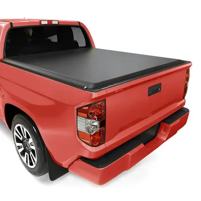 YITAMOTOR® Soft Roll Up Truck Bed Tonneau Cover Compatible with 2022-2025 Toyota Tundra(Excl. Trail Edition) with Deck Rail ...