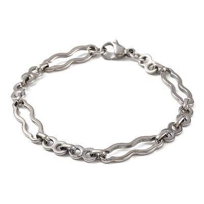 Tarnish Resistant 201 Stainless Steel Link Chain Bracelets