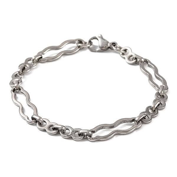 Tarnish Resistant 201 Stainless Steel Link Chain Bracelets