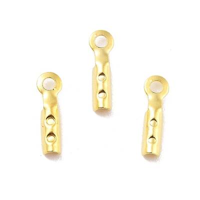 Rack Plating Brass Folding Crimp Ends