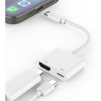 [MFi Certified] USB C to HDMI Adapter for  15 to TV,4K Sync Screen Connector  Digital AV Adapter with 100W Fast Charge Compat...