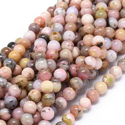 Natural Pink Opal Beads Strands